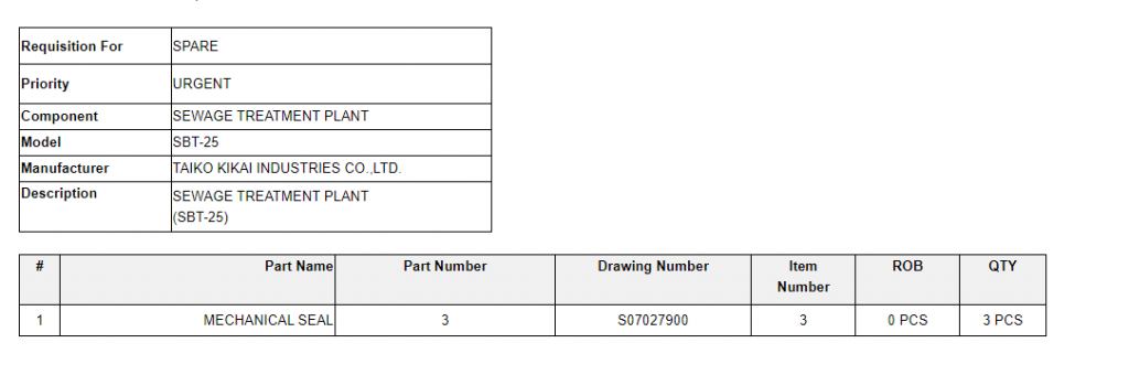 【询价】船舶备件—机械密封（CK-C20240407-10）询价-泰州昌宽社区-报价采购-船用采购网-船舶物料采购-船务服务-一站式船用设备供应服务