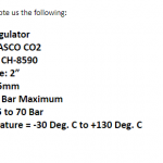 船舶备件—二氧化碳调节器（CK-Y20240424-15）询价-船用采购网-船舶物料采购-船务服务-一站式船用设备供应服务