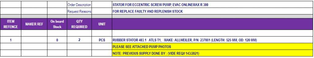 【询价】船舶备件—橡胶定子（CK-C20240411-01）询价-泰州昌宽社区-报价采购-船用采购网-船舶物料采购-船务服务-一站式船用设备供应服务