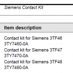 船舶备件—西门子接触套件（CK-C20240430-04）询价-船用采购网-船舶物料采购-船务服务-一站式船用设备供应服务