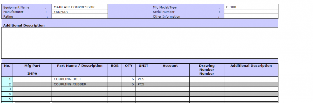 【询价】船舶备件—耦合螺栓/橡胶（CK-R20240418-21）询价-泰州昌宽社区-报价采购-船用采购网-船舶物料采购-船务服务-一站式船用设备供应服务