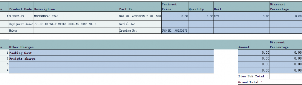 【询价】船舶备件—机械密封（CK-C20240415-07）询价-泰州昌宽社区-报价采购-船用采购网-船舶物料采购-船务服务-一站式船用设备供应服务