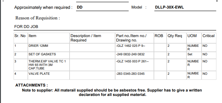 【询价】船舶备件—干燥器/密封垫套件/阀/阀板（CK-Y20240412-01）询价-泰州昌宽社区-报价采购-船用采购网-船舶物料采购-船务服务-一站式船用设备供应服务