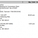 船舶备件—Tamrock配件（CK-L20240425-03）询价-船用采购网-船舶物料采购-船务服务-一站式船用设备供应服务