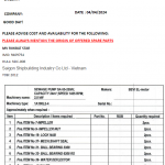 船舶备件—泵配件（CK-C20240408-03）询价-船用采购网-船舶物料采购-船务服务-一站式船用设备供应服务