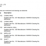 船舶备件—泵配件（CK-R20240407-29）询价-船用采购网-船舶物料采购-船务服务-一站式船用设备供应服务