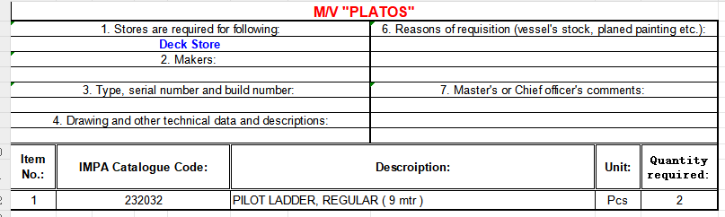 【询价】船舶备件—普通引航梯（CK-L20240410-05）询价-泰州昌宽社区-报价采购-船用采购网-船舶物料采购-船务服务-一站式船用设备供应服务