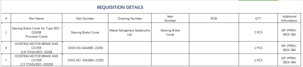 【询价】船舶备件—旋转装置盖子/起重吊刹车&盖子（CK-M20240410-01）询价-泰州昌宽社区-报价采购-船用采购网-船舶物料采购-船务服务-一站式船用设备供应服务