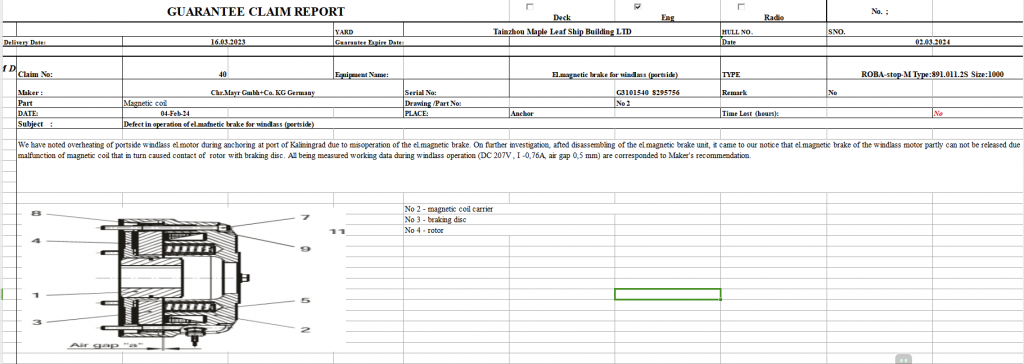 【询价】船舶备件—起锚机电磁制动器（CK-J20240412-06）询价-泰州昌宽社区-报价采购-船用采购网-船舶物料采购-船务服务-一站式船用设备供应服务