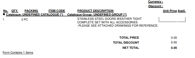 【询价】船舶备件—不锈钢门气密（CK-R20240415-08）询价-泰州昌宽社区-报价采购-船用采购网-船舶物料采购-船务服务-一站式船用设备供应服务