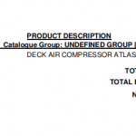 船舶备件—甲板空气压缩机（CK-R20240415-17）询价-船用采购网-船舶物料采购-船务服务-一站式船用设备供应服务