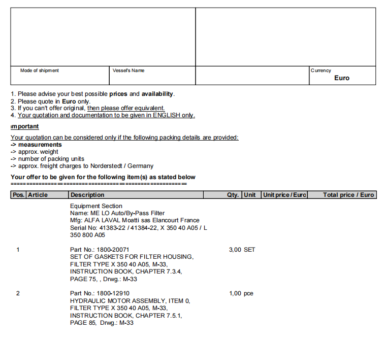 【询价】船舶备件—配件（CK-L20240416-01）询价-泰州昌宽社区-报价采购-船用采购网-船舶物料采购-船务服务-一站式船用设备供应服务