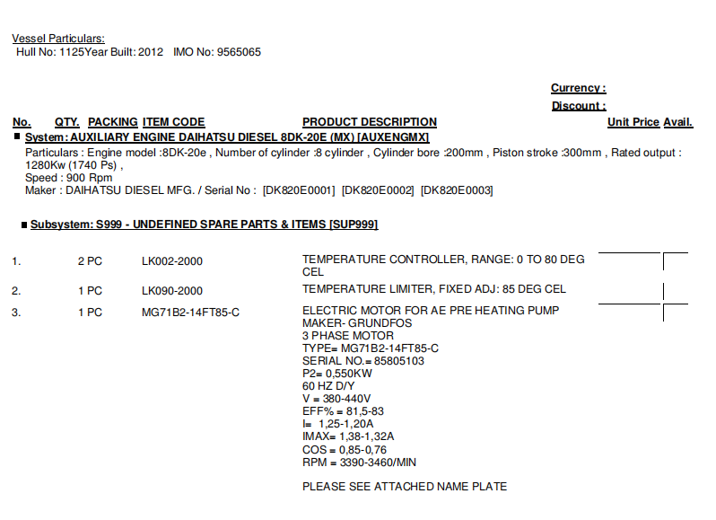 【询价】船舶备件—配件（CK-R20240417-10）询价-泰州昌宽社区-报价采购-船用采购网-船舶物料采购-船务服务-一站式船用设备供应服务