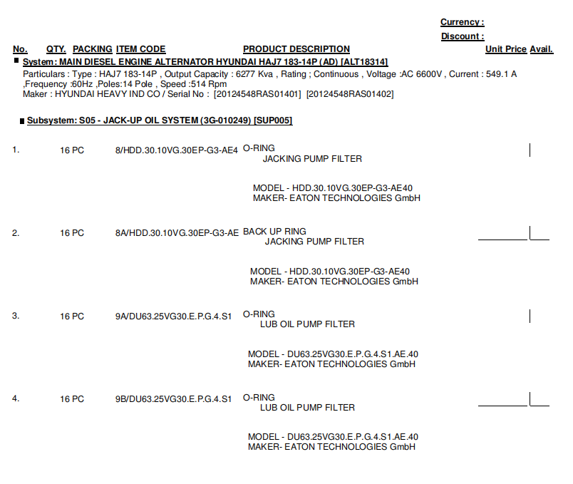 【询价】船舶备件—O型环（CK-R20240417-12）询价-泰州昌宽社区-报价采购-船用采购网-船舶物料采购-船务服务-一站式船用设备供应服务
