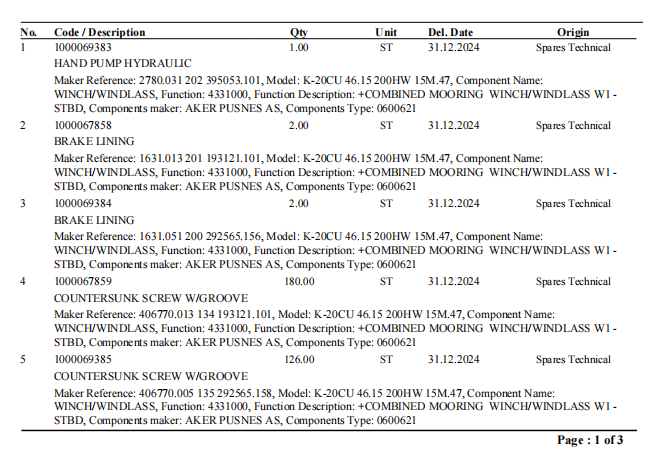 【询价】船舶备件—配件（CK-R20240418-02）询价-泰州昌宽社区-报价采购-船用采购网-船舶物料采购-船务服务-一站式船用设备供应服务