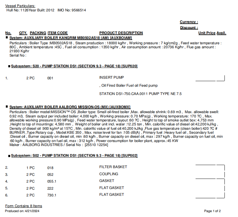 【询价】船舶备件—配件（CK-R20240422-21）询价-泰州昌宽社区-报价采购-船用采购网-船舶物料采购-船务服务-一站式船用设备供应服务