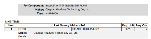 【询价】船舶备件—过滤器（CK-R20240424-02）询价-泰州昌宽社区-报价采购-船用采购网-船舶物料采购-船务服务-一站式船用设备供应服务