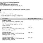 船舶备件—TTS配件（CK-L20240425-01）询价-船用采购网-船舶物料采购-船务服务-一站式船用设备供应服务