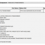 船舶备件—前舱变压器 （CK-R20240426-05）询价-船用采购网-船舶物料采购-船务服务-一站式船用设备供应服务