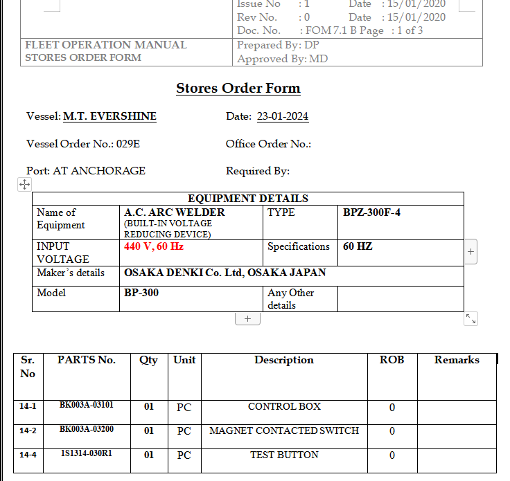 【询价】船舶备件—OSAKA配件（CK-M20240428-02）询价-泰州昌宽社区-报价采购-船用采购网-船舶物料采购-船务服务-一站式船用设备供应服务