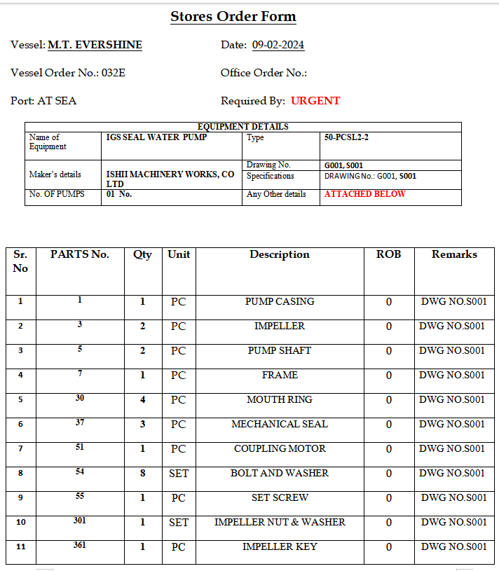 【询价】船舶备件—ISHII配件（CK-M20240428-03）询价-泰州昌宽社区-报价采购-船用采购网-船舶物料采购-船务服务-一站式船用设备供应服务