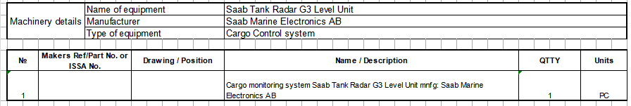 【询价】船舶备件—雷达G3液位装置（CK-J20240429-07）询价-泰州昌宽社区-报价采购-船用采购网-船舶物料采购-船务服务-一站式船用设备供应服务