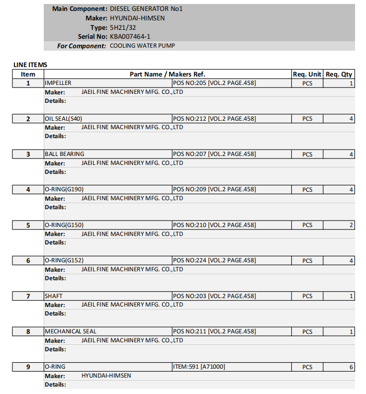 【询价】船舶备件—配件（CK-R20240403-07）询价-泰州昌宽社区-报价采购-船用采购网-船舶物料采购-船务服务-一站式船用设备供应服务