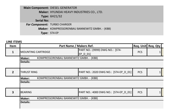【询价】船舶备件—安装盒/止推环/轴承（CK-R20240403-16）询价-泰州昌宽社区-报价采购-船用采购网-船舶物料采购-船务服务-一站式船用设备供应服务