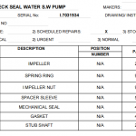 船舶备件—甲板密封水开关泵配件（CK-R20240403-20）询价-船用采购网-船舶物料采购-船务服务-一站式船用设备供应服务