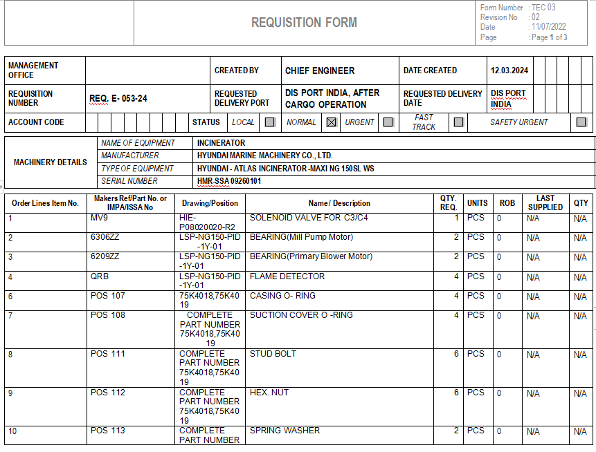【询价】船舶备件—配件（CK-Y20240407-07）询价-泰州昌宽社区-报价采购-船用采购网-船舶物料采购-船务服务-一站式船用设备供应服务