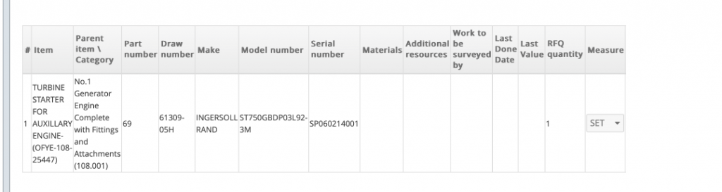 【询价】船舶备件—辅助发动机涡轮起动机（CK-R20240520-08）询价-泰州昌宽社区-报价采购-船用采购网-船舶物料采购-船务服务-一站式船用设备供应服务