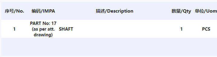 【询价】船舶备件—冷却泵配件（CK-C20240508-04）询价-泰州昌宽社区-报价采购-船用采购网-船舶物料采购-船务服务-一站式船用设备供应服务