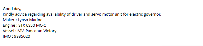 【询价】船舶备件—LYNSO备件（CK-R20240515-14）询价-泰州昌宽社区-报价采购-船用采购网-船舶物料采购-船务服务-一站式船用设备供应服务