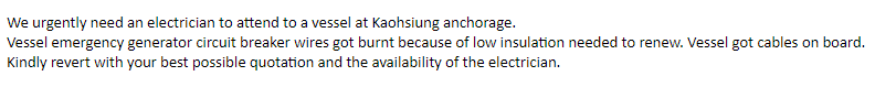 【询价】船舶备件—服务（CK-C20240527-08）询价-泰州昌宽社区-报价采购-船用采购网-船舶物料采购-船务服务-一站式船用设备供应服务