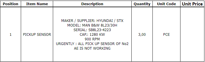【询价】船舶备件—拾波传感器（CK-C20240509-09）询价-泰州昌宽社区-报价采购-船用采购网-船舶物料采购-船务服务-一站式船用设备供应服务
