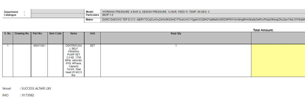 【询价】船舶备件—离心自吸泵组（CK-R20240506-20）询价-泰州昌宽社区-报价采购-船用采购网-船舶物料采购-船务服务-一站式船用设备供应服务