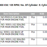 船舶备件—主机燃油阀/泵备件 （CK-C20240511-08）询价-船用采购网-船舶物料采购-船务服务-一站式船用设备供应服务