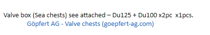 【询价】船舶备件—阀箱（CK-J20240516-05）询价-泰州昌宽社区-报价采购-船用采购网-船舶物料采购-船务服务-一站式船用设备供应服务