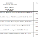 船舶备件—NORSELIGHT备件（CK-J20240523-09）询价-船用采购网-船舶物料采购-船务服务-一站式船用设备供应服务
