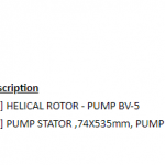 船舶备件—螺旋转子泵/泵定子（CK-L20240520-02）询价-船用采购网-船舶物料采购-船务服务-一站式船用设备供应服务