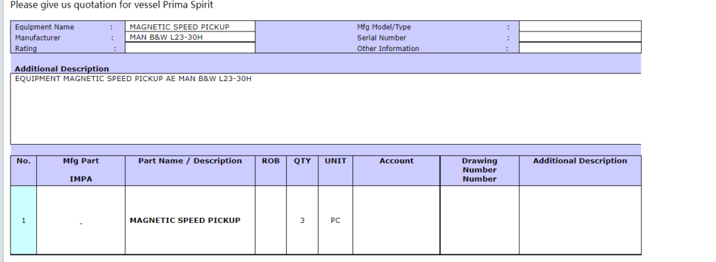 【询价】船舶备件—磁性速度传感器（CK-R20240531-10）询价-泰州昌宽社区-报价采购-船用采购网-船舶物料采购-船务服务-一站式船用设备供应服务