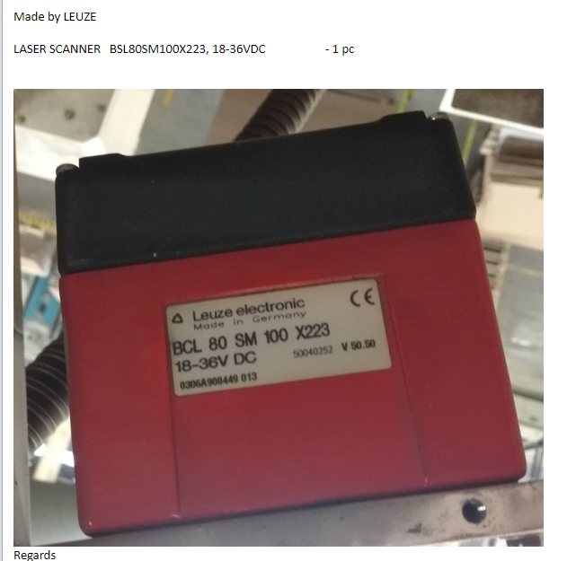 【询价】船舶备件—激光扫描仪（CK-J20240509-10）询价-泰州昌宽社区-报价采购-船用采购网-船舶物料采购-船务服务-一站式船用设备供应服务