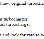 船舶备件—涡轮增压器（CK-R20240509-19）询价-船用采购网-船舶物料采购-船务服务-一站式船用设备供应服务