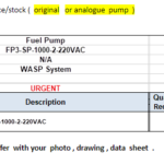 船舶备件—燃油泵（CK-J20240527-05）询价-船用采购网-船舶物料采购-船务服务-一站式船用设备供应服务