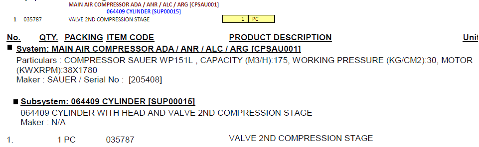 【询价】船舶备件—压缩机/气缸盖（CK-C20240506-05）询价-泰州昌宽社区-报价采购-船用采购网-船舶物料采购-船务服务-一站式船用设备供应服务