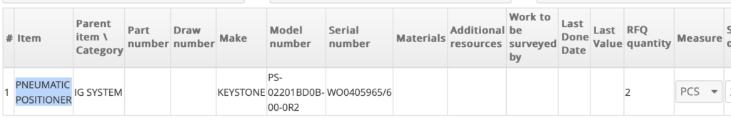 【询价】船舶备件—气动定位器（CK-R20240530-11）询价-泰州昌宽社区-报价采购-船用采购网-船舶物料采购-船务服务-一站式船用设备供应服务