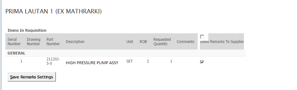 【询价】船舶备件—高压泵总成（CK-R20240508-02）询价-泰州昌宽社区-报价采购-船用采购网-船舶物料采购-船务服务-一站式船用设备供应服务