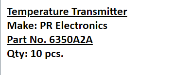 【询价】船舶备件—温度变送器（CK-Y20240513-01）询价-泰州昌宽社区-报价采购-船用采购网-船舶物料采购-船务服务-一站式船用设备供应服务