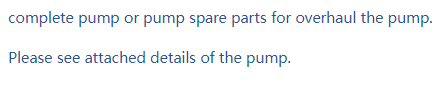 【询价】船舶备件—泵/检修备件（CK-C20240530-17）询价-泰州昌宽社区-报价采购-船用采购网-船舶物料采购-船务服务-一站式船用设备供应服务