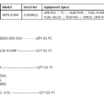 船舶备件—CUMMINS备件（CK-J20240523-24）询价-船用采购网-船舶物料采购-船务服务-一站式船用设备供应服务